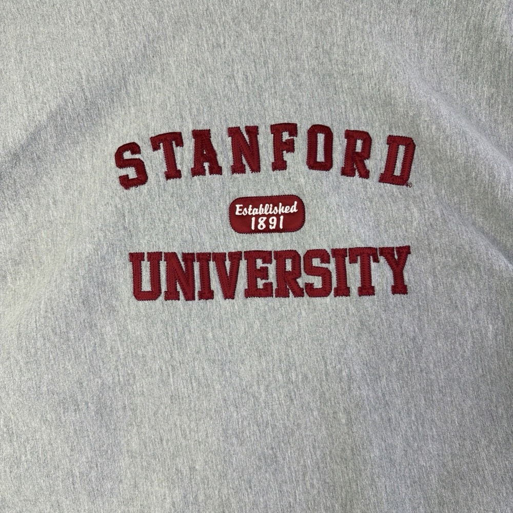 Vintage MV Sport Stanford University Crewneck XL Thick Heavy Duty - Picture 5 of 10